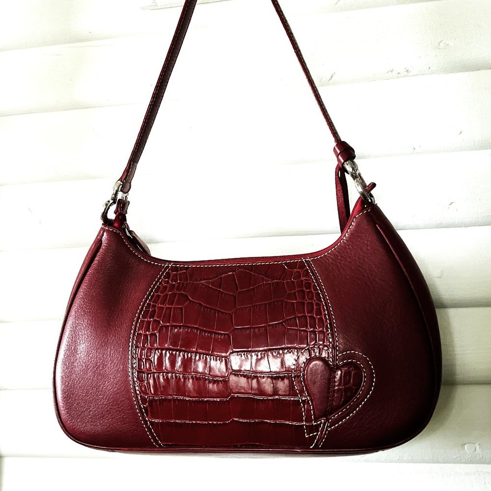Brighton Burgundy Hobo Shoulder Bag